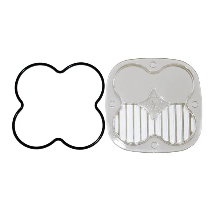 668403 – BAJA DESIGN Driving/ Fog Light Lens, Replacement For Baja Designs Squadron Series Lights 3 Inch Square Clear...